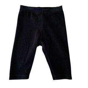 Vintage Baby GAP Velour Black Pants Girls Size 3-6 Months Pull Up Comfort Casual